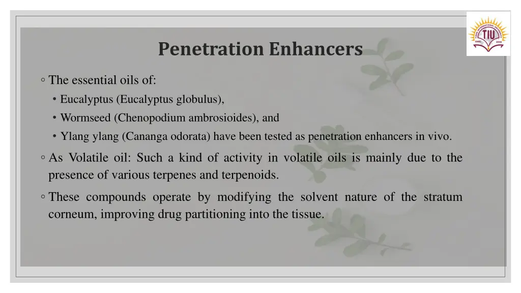penetration enhancers 2