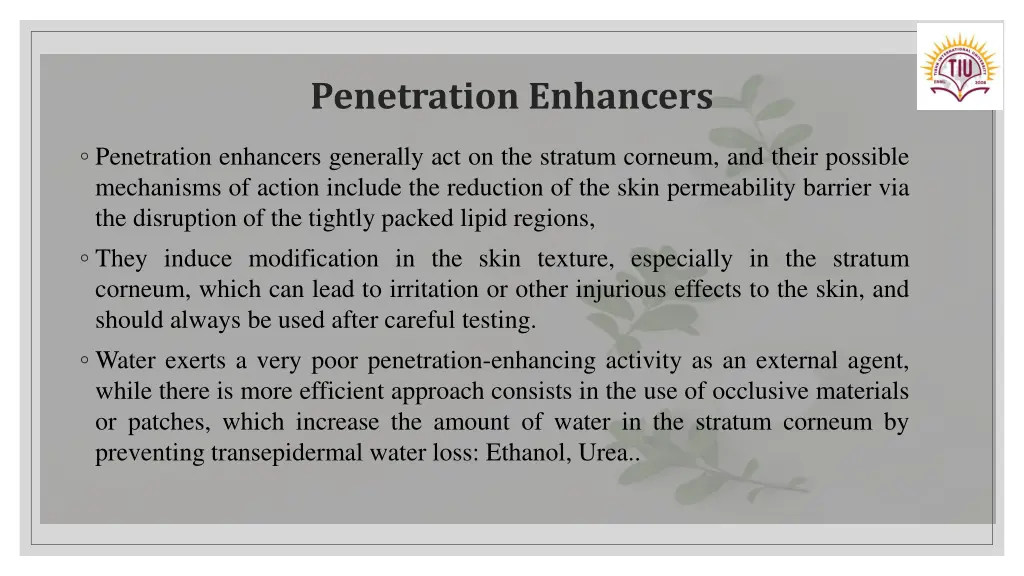 penetration enhancers
