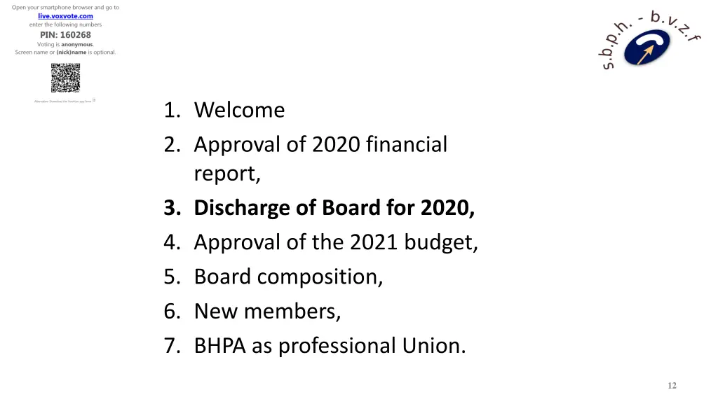 1 welcome 2 approval of 2020 financial report 2