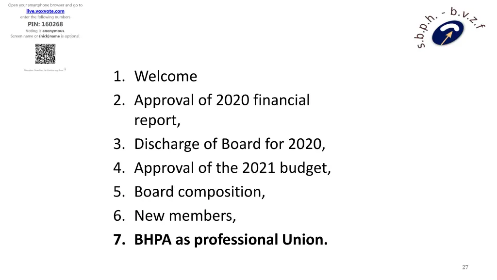 1 welcome 2 approval of 2020 financial report 6