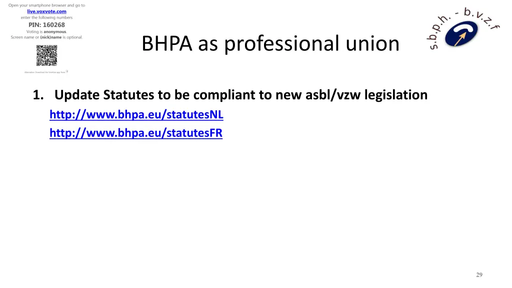 bhpa as professional union 1