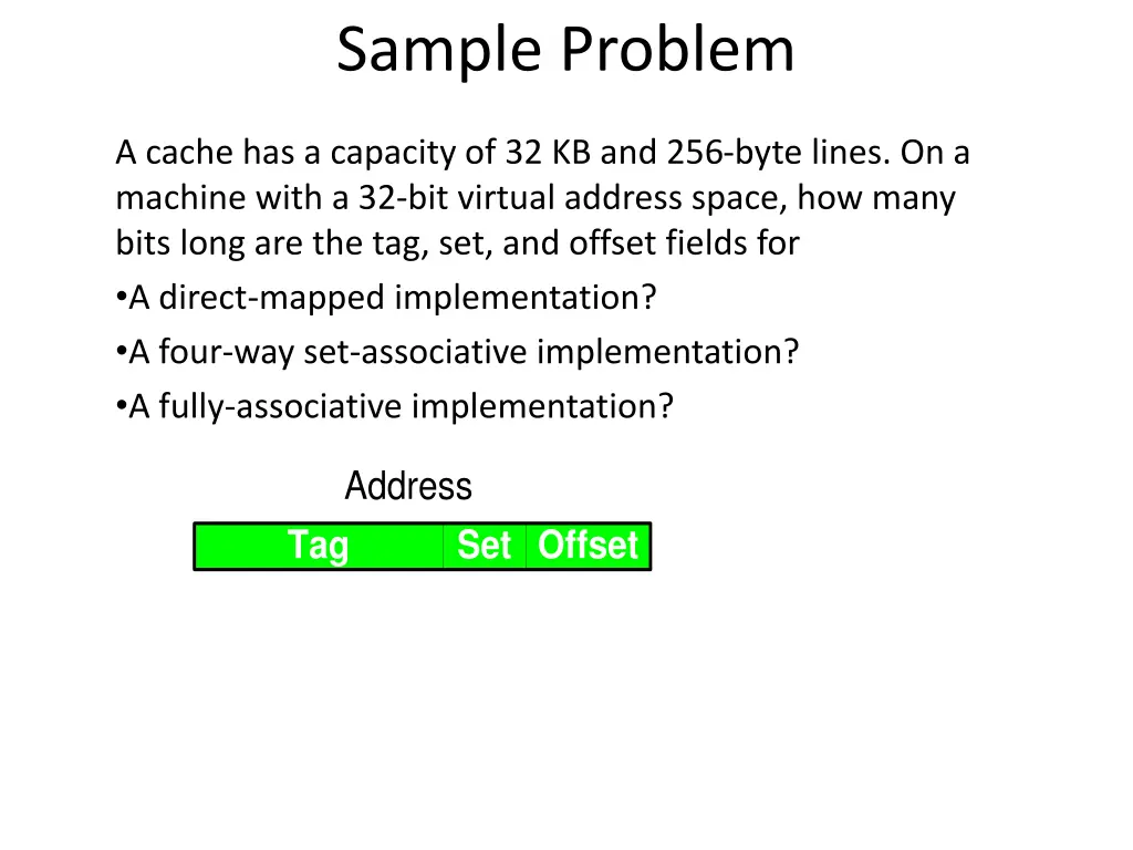 sample problem