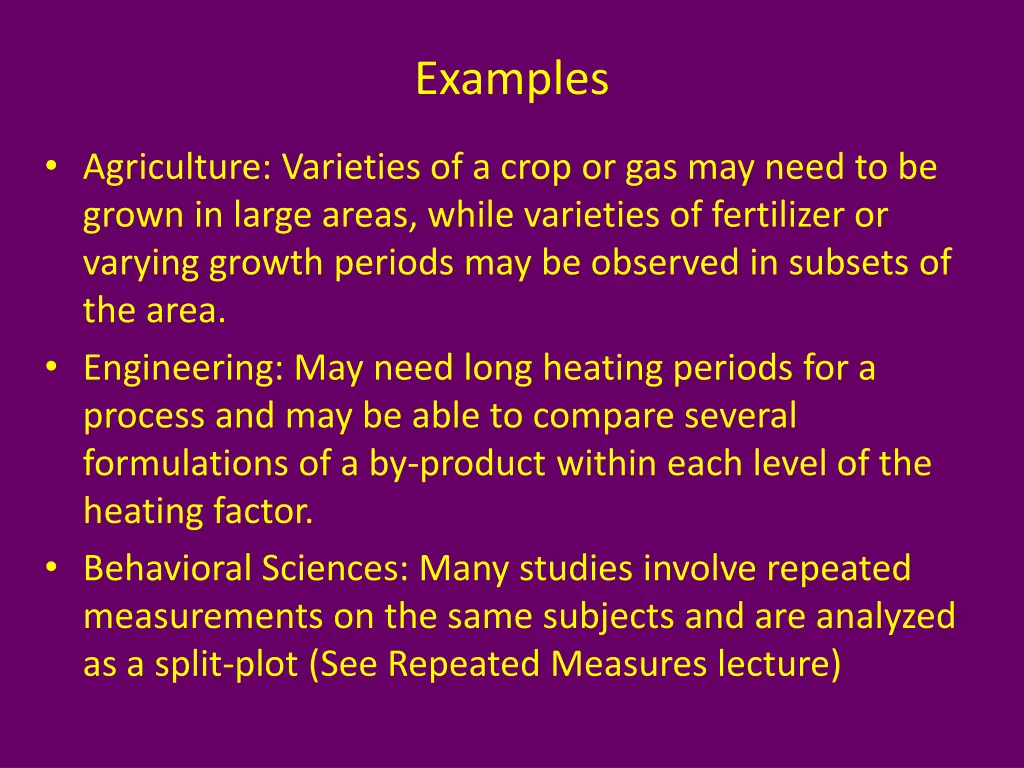 examples
