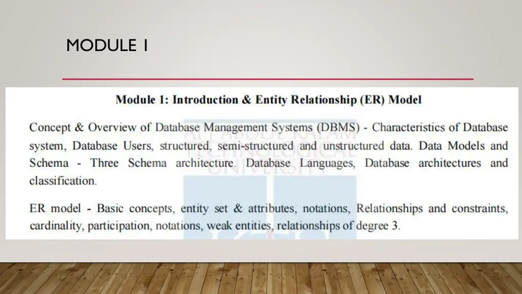 module 1