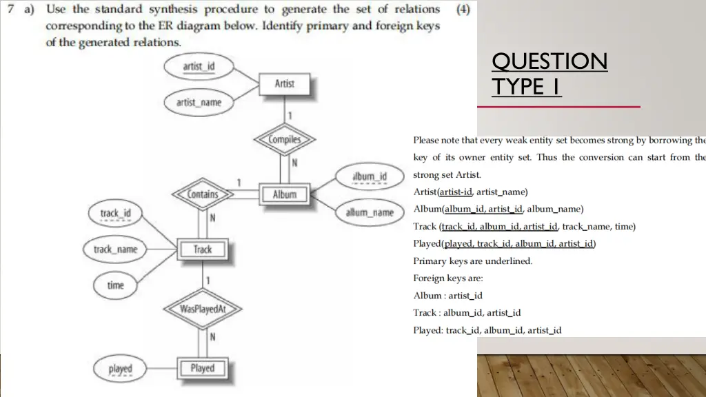 question type 1 1