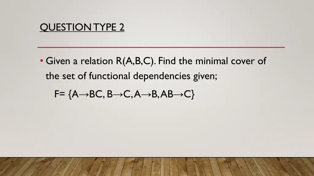 question type 2 2