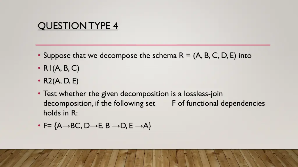question type 4 1