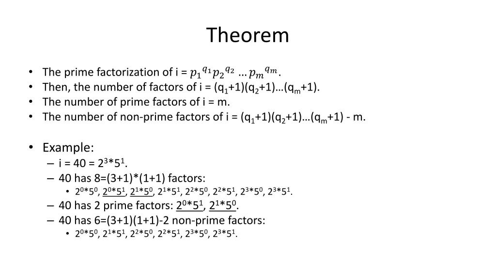 theorem
