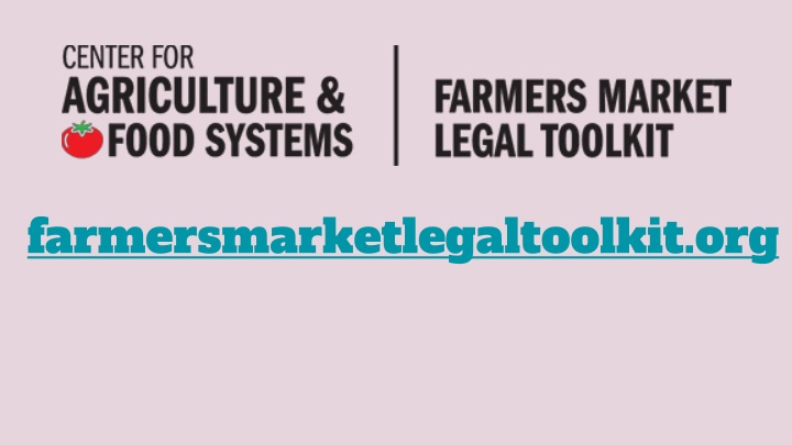farmersmarketlegaltoolkit org
