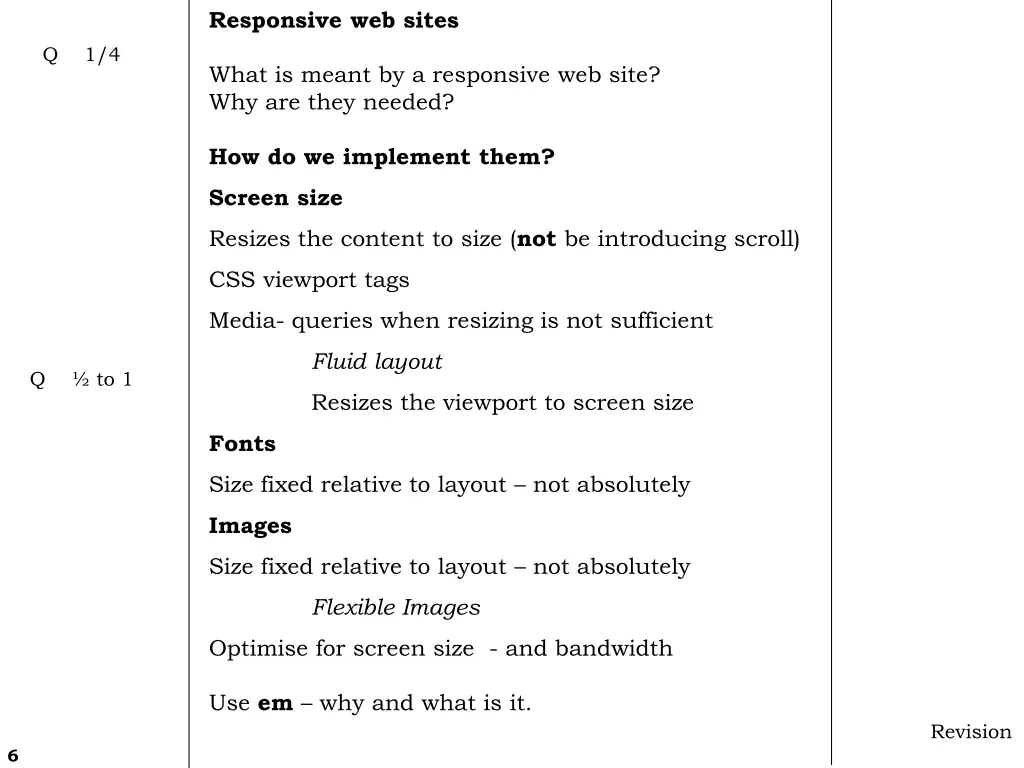 responsive web sites