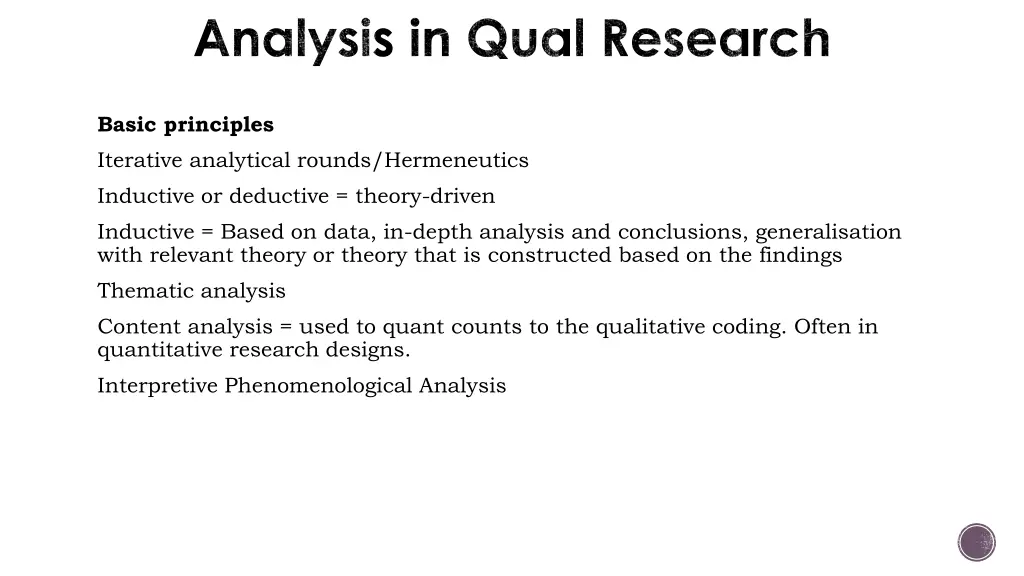 analysis in qual research
