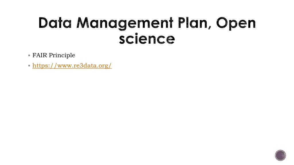 data management plan open science