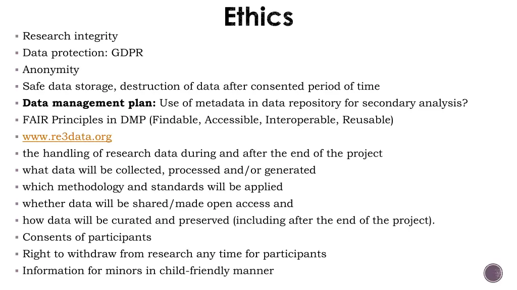 ethics