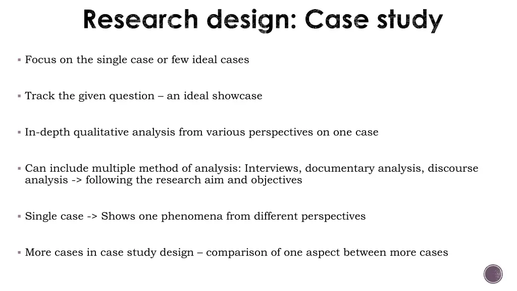 research design case study