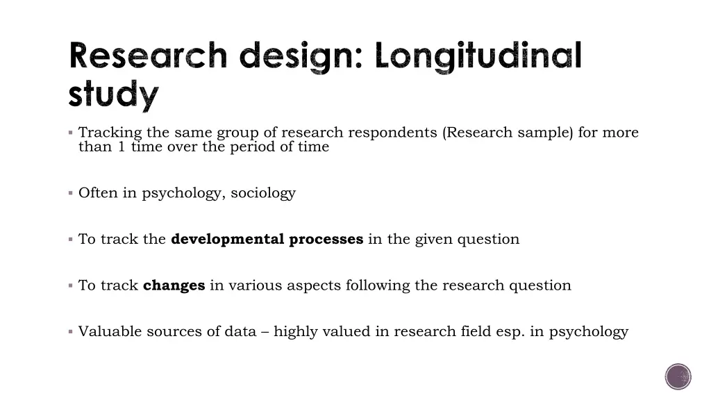 research design longitudinal study