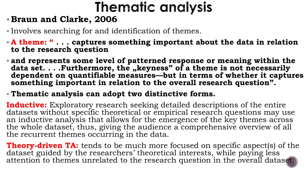 thematic analysis