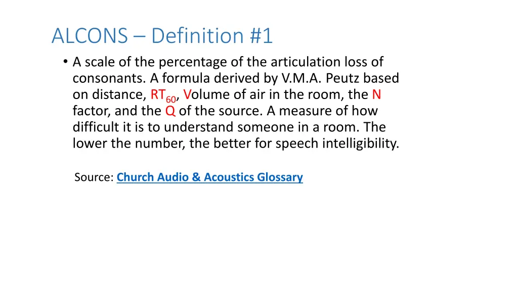 alcons definition 1 a scale of the percentage