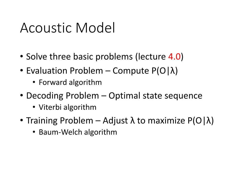 acoustic model 1