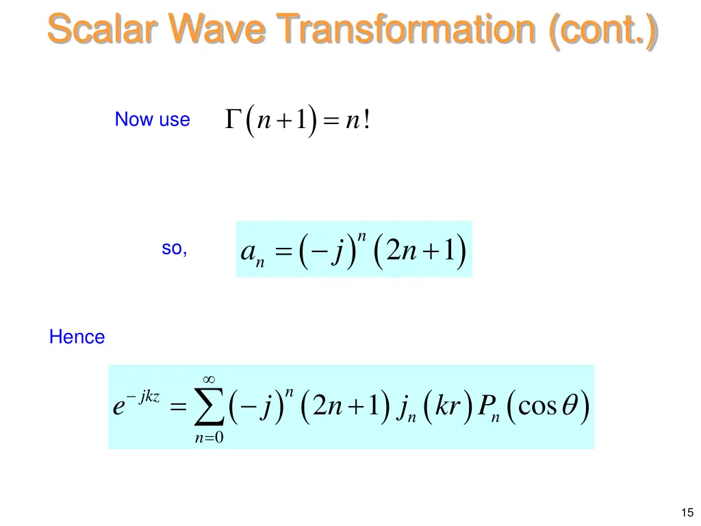 scalar wave transformation cont 12