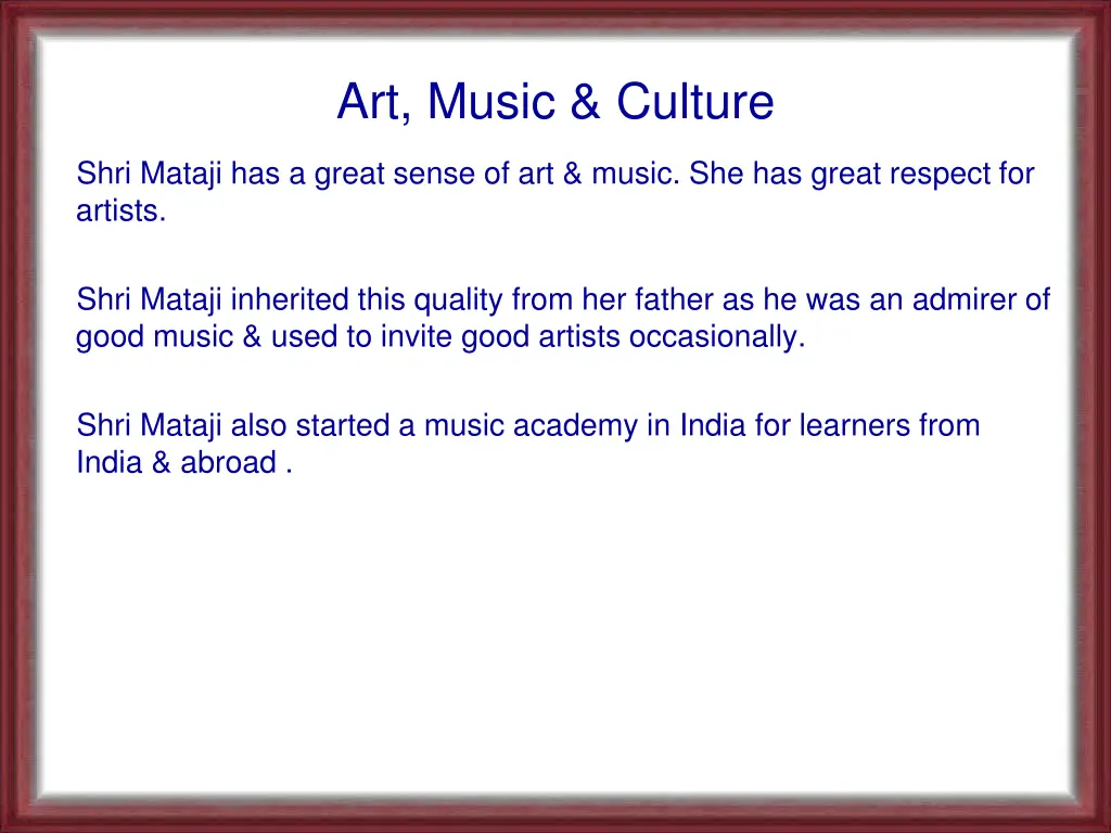 art music culture