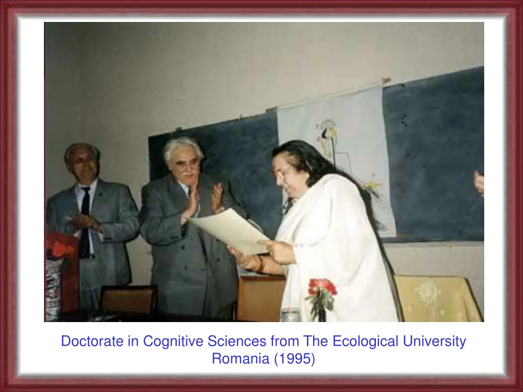 doctorate in cognitive sciences from