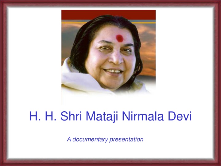 h h shri mataji nirmala devi