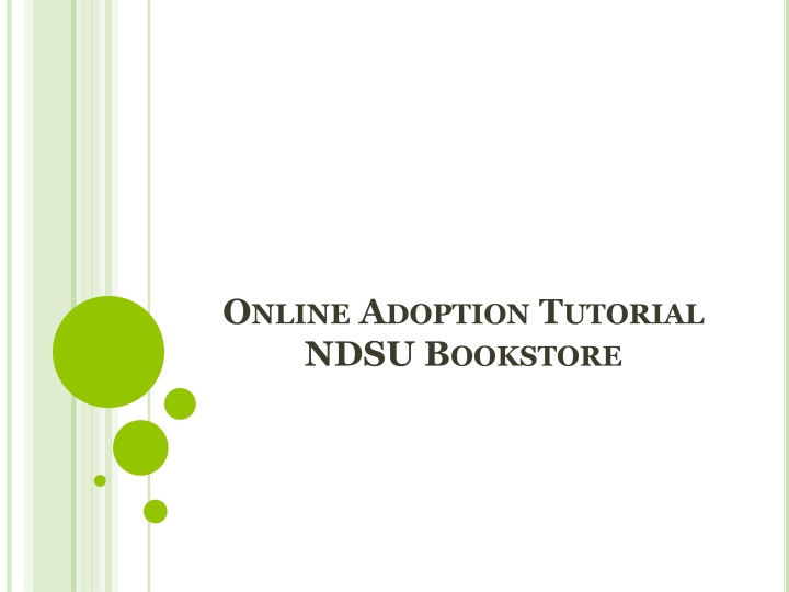 o nline a doption t utorial ndsu b ookstore