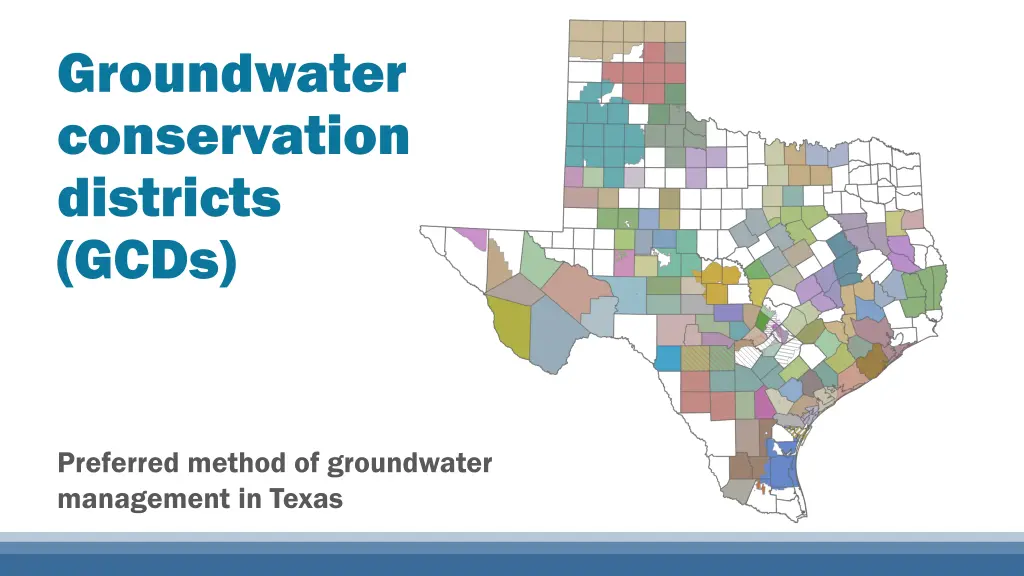 groundwater conservation districts gcds