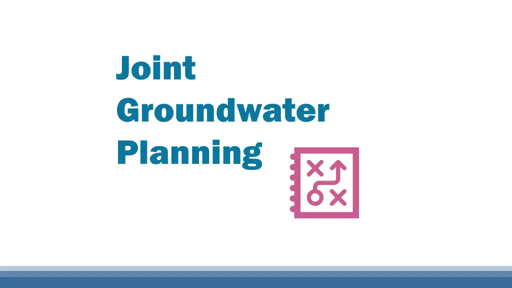 joint groundwater planning