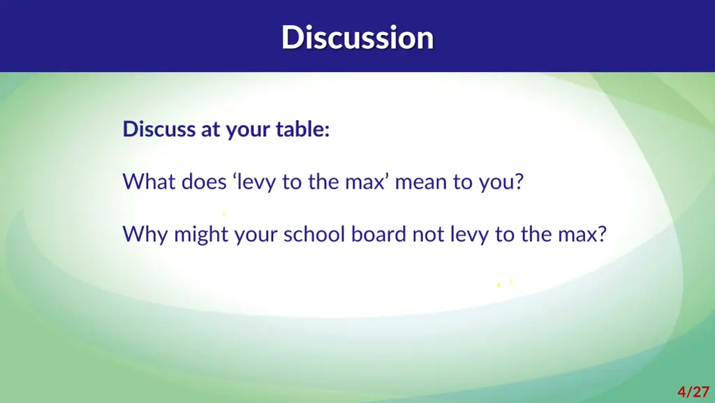discussion