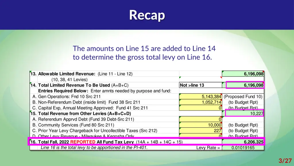 recap 1