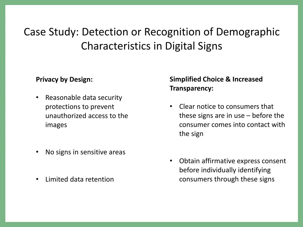 case study detection or recognition