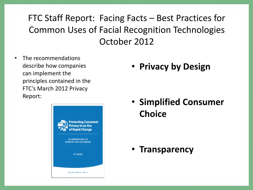 ftc staff report facing facts best practices 1