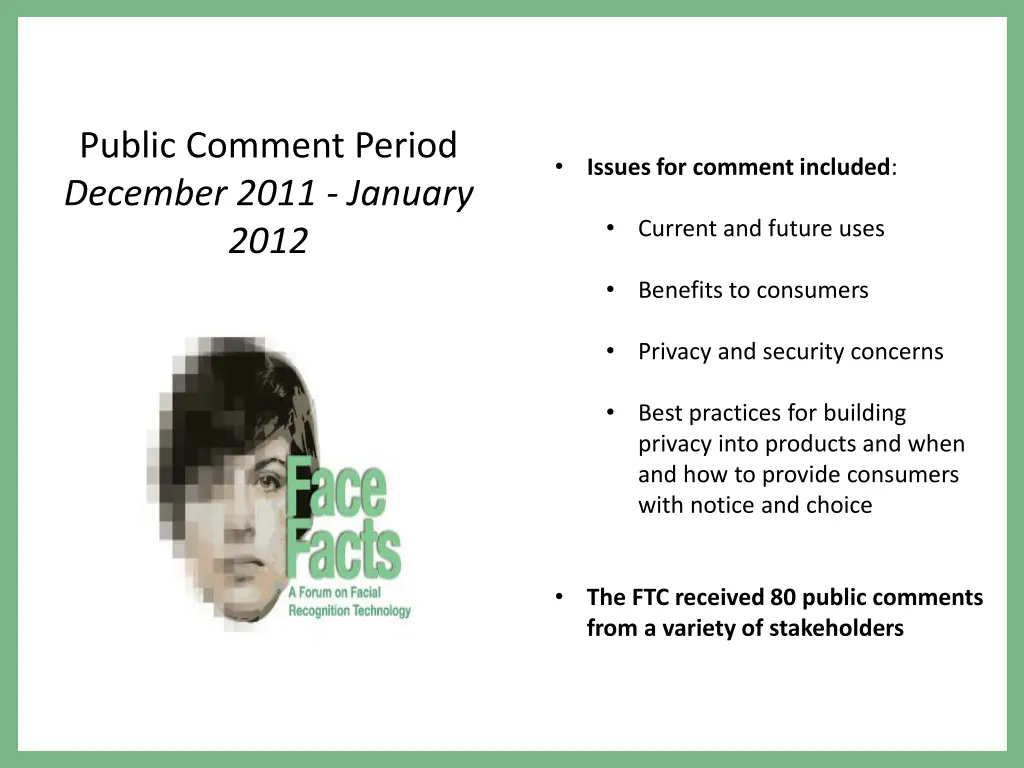 public comment period december 2011 january 2012