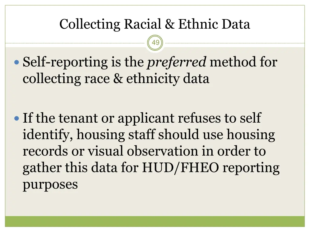 collecting racial ethnic data