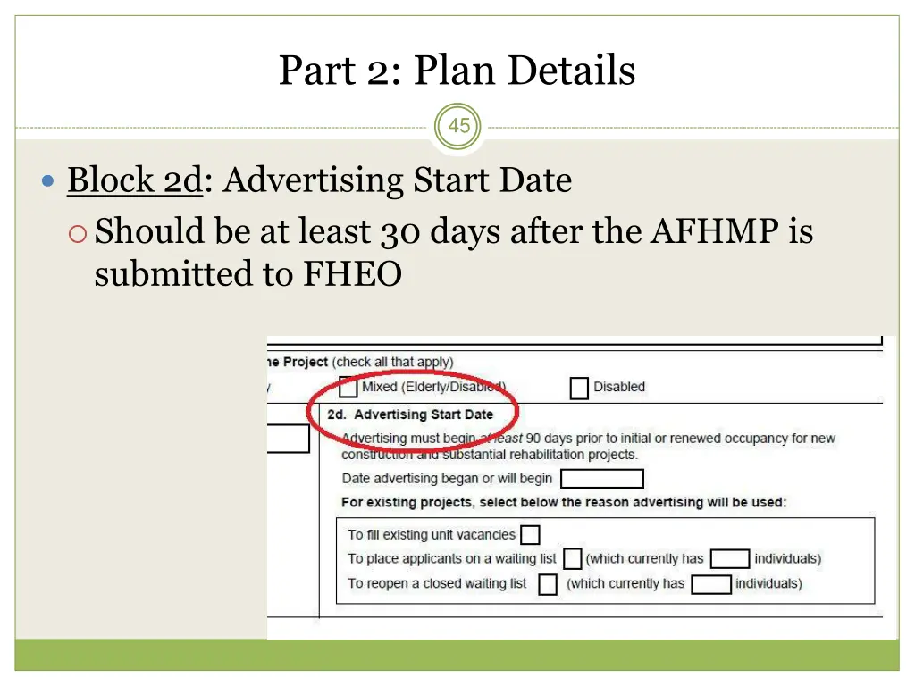 part 2 plan details