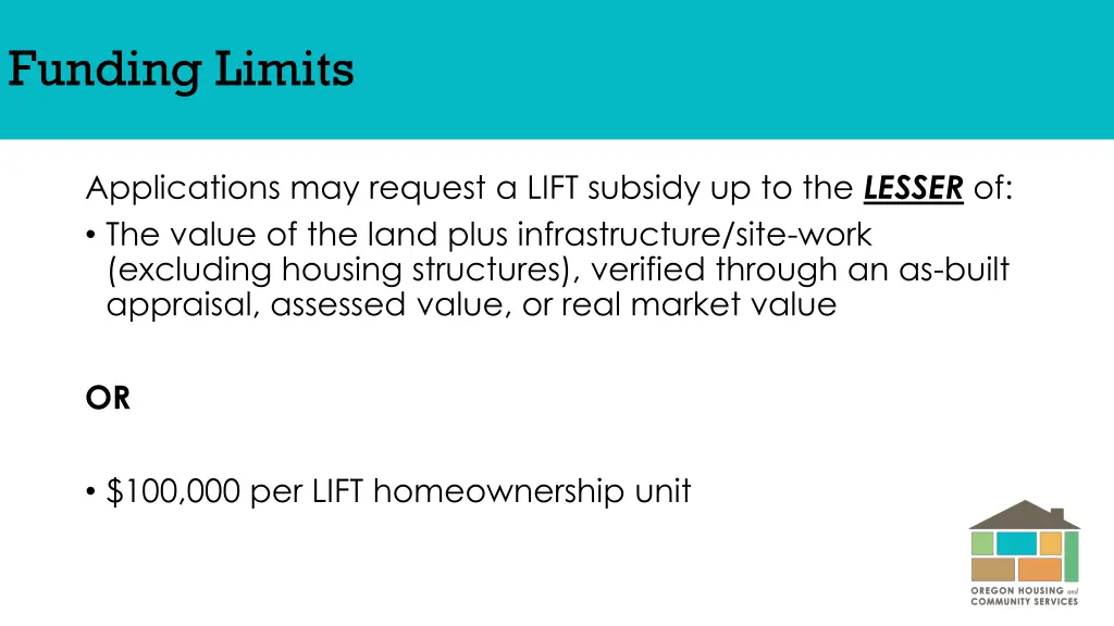 funding limits