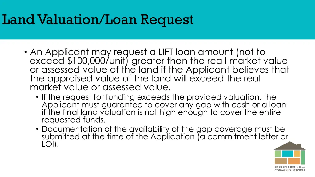 land valuation loan request 1