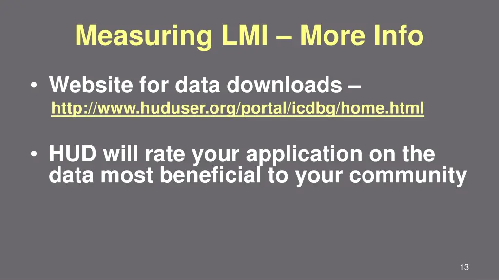 measuring lmi more info