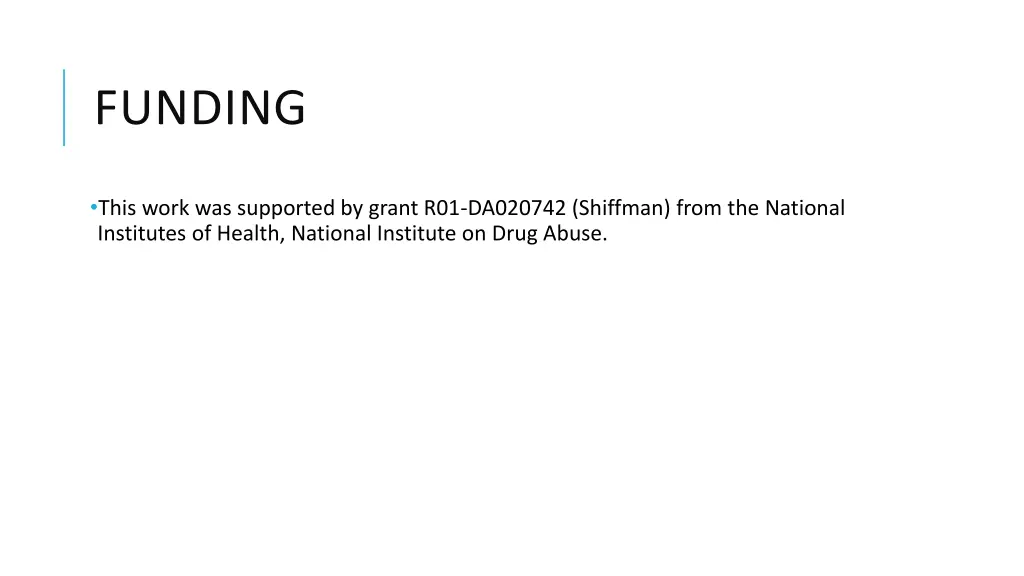 funding