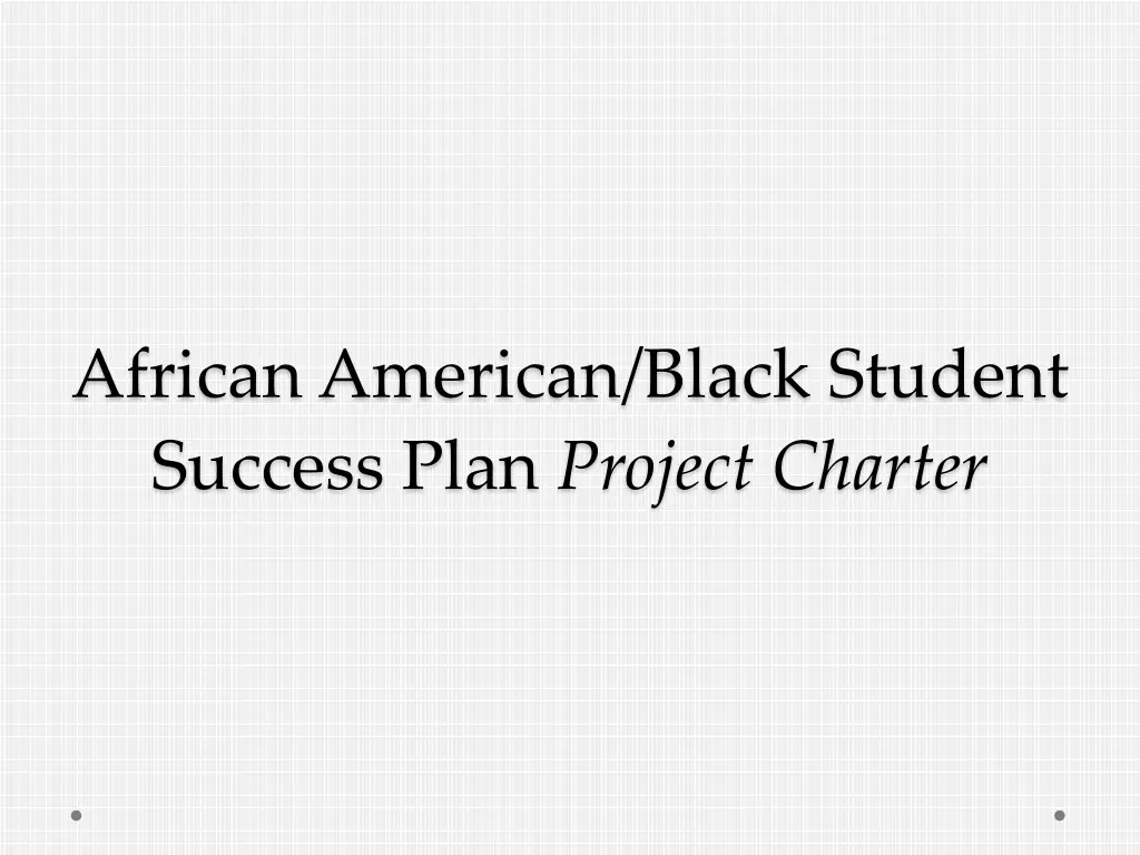 african american black student success plan 2