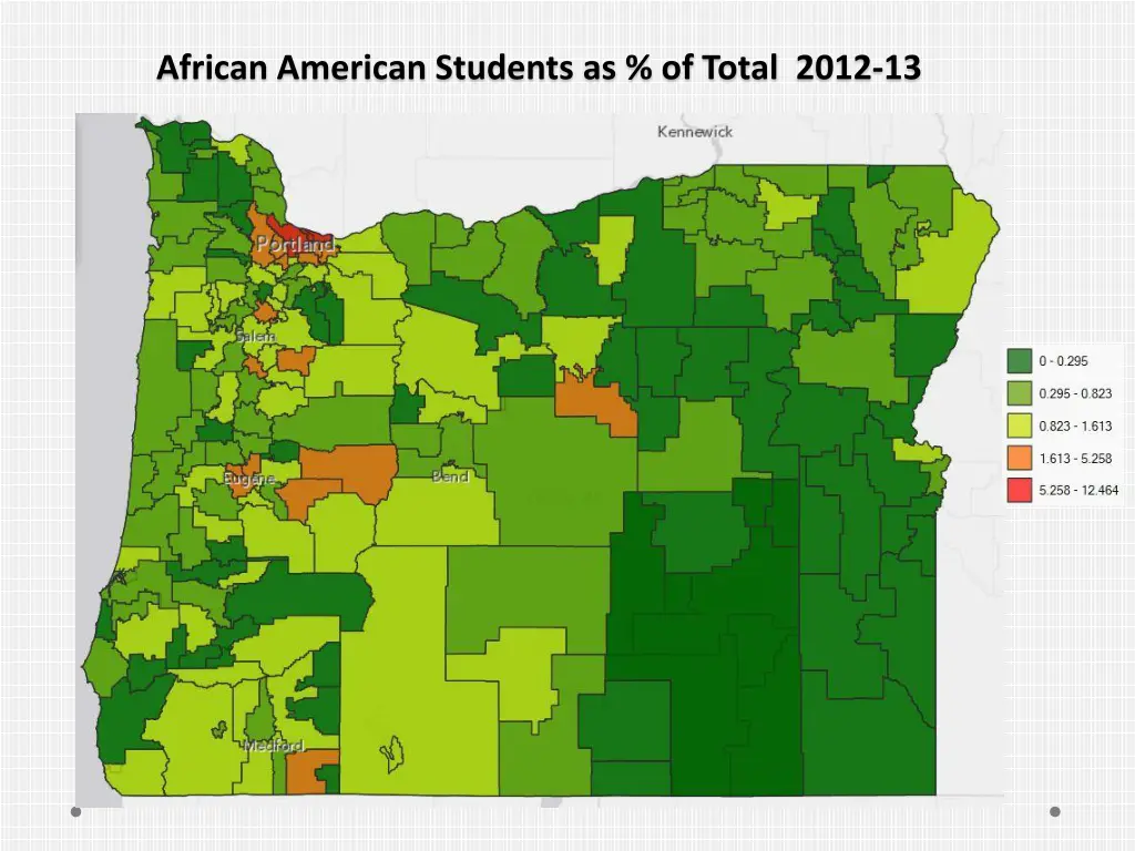 african american students as of total 2012 13