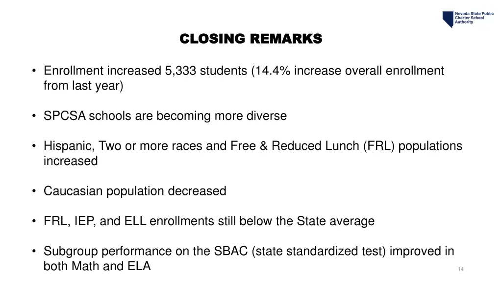 closing remarks closing remarks