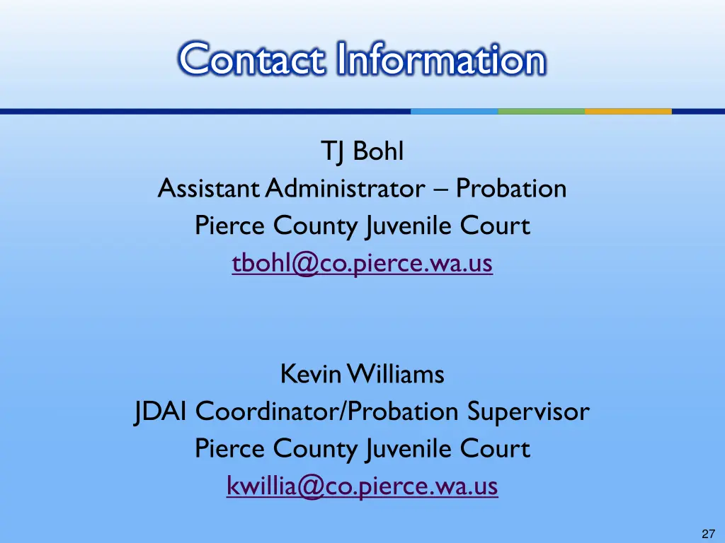 contact information
