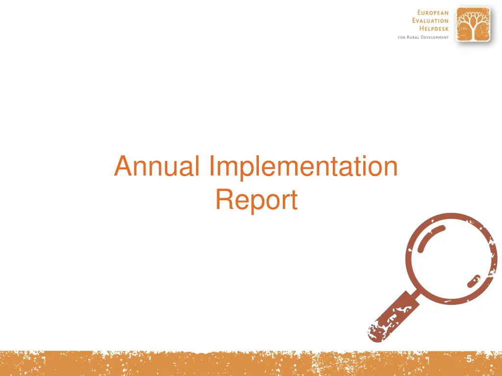 annual implementation report