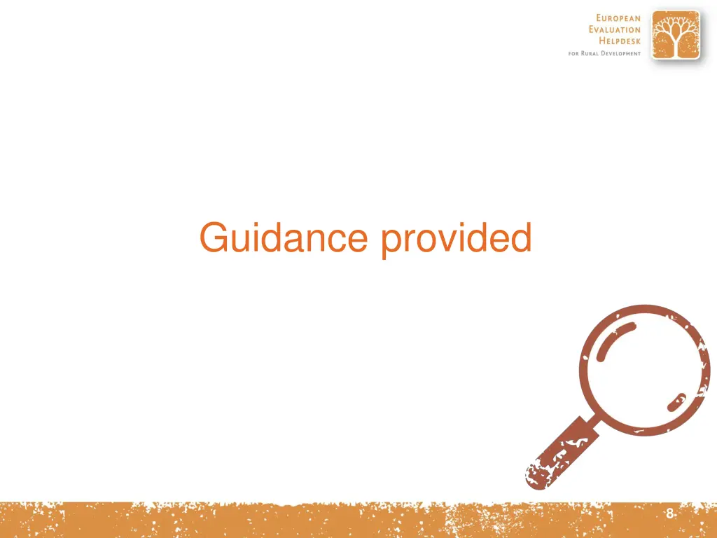 guidance provided