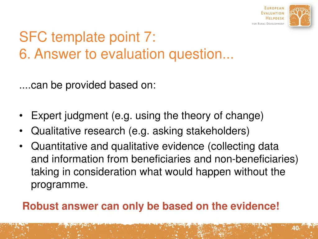 sfc template point 7 6 answer to evaluation