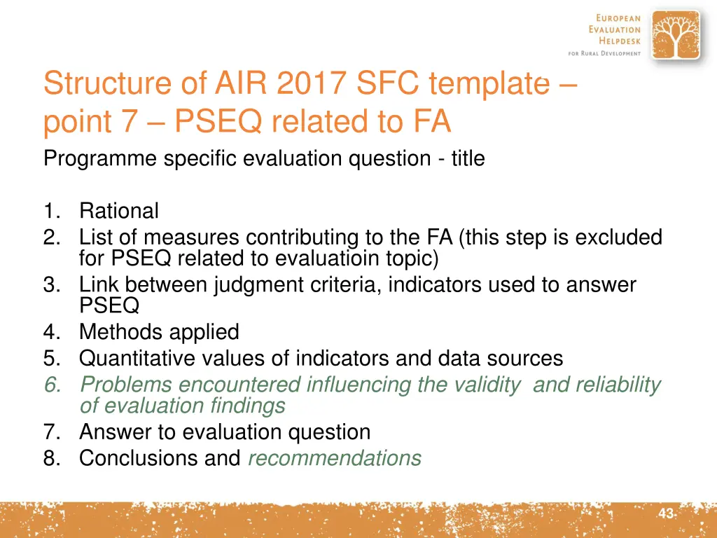 structure of air 2017 sfc template point 7 pseq