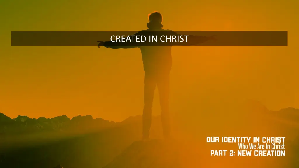 created in christ