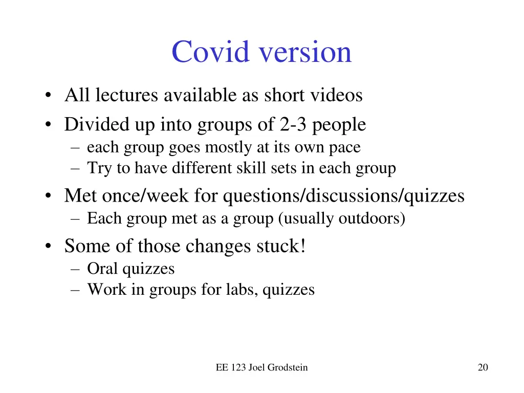 covid version